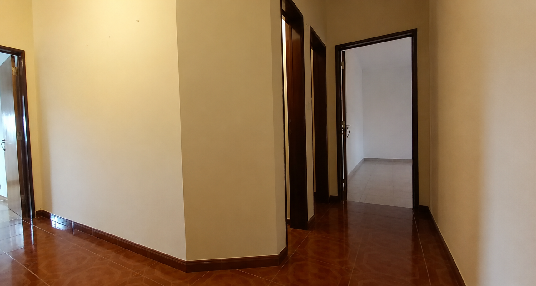 Corredor antes da pintura